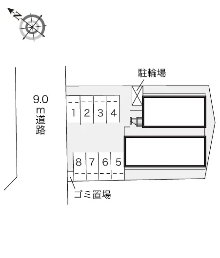 ★手数料０円★岸和田市土生町　月極駐車場（LP）